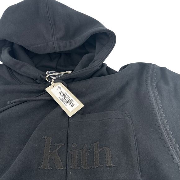 Kith Black Quinn Hoodie Size M - Picture 10 of 15